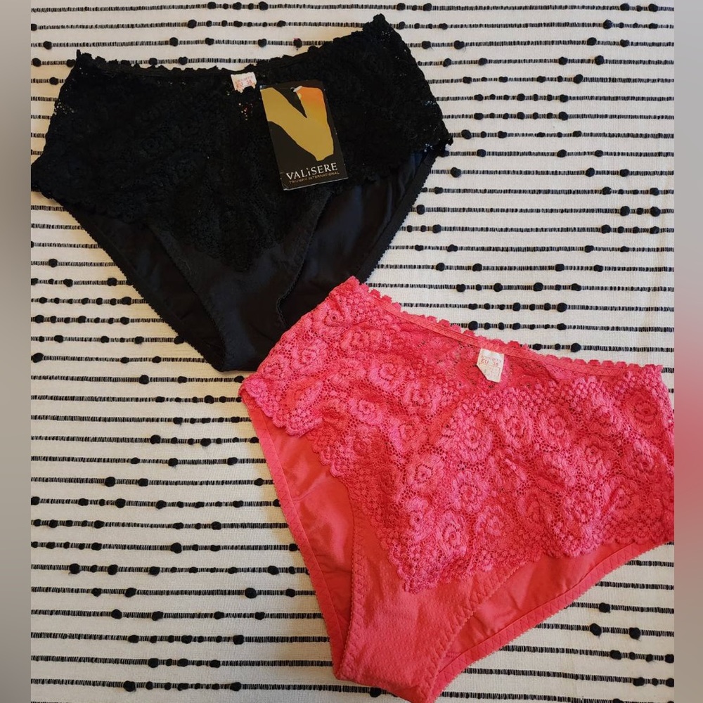 Lace Embroidered 2 Pack Hipster Panties